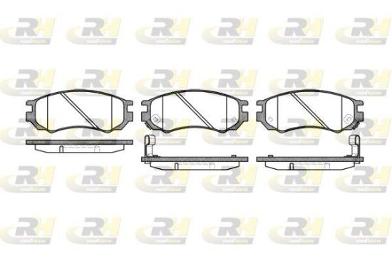 Brake Pad Set, disc brake Nissan SUNNY 2,0