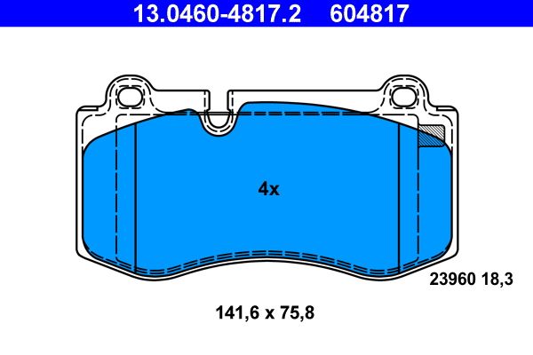 Brake Pad Set, disc brake -