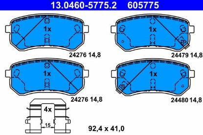 Brake Pad Set, disc brake -