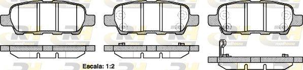 Brake Pad Set, disc brake NISSAN - D4060-EG50C