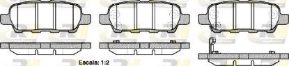 Brake Pad Set, disc brake NISSAN - D4060-EG50C