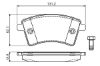 Brake Pad Set, disc brake MERCEDES-BENZ - 415 430 00 22