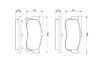 Brake Pad Set, disc brake NISSAN - AY060-NS010