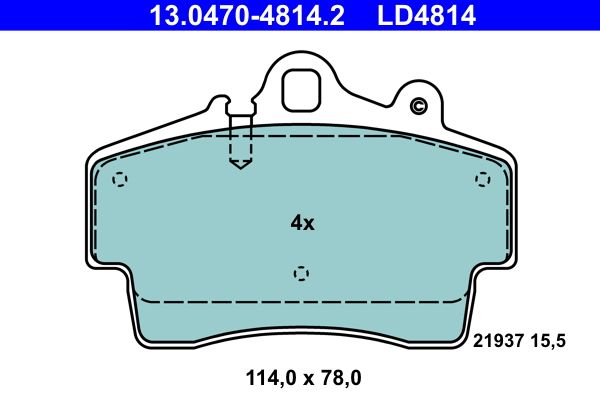 Brake Pad Set, disc brake -