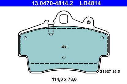 Brake Pad Set, disc brake -