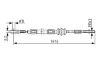 Cable Pull, parking brake -