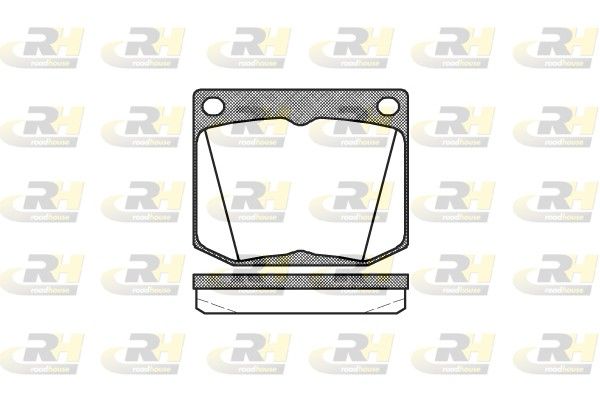 Brake Pad Set, disc brake Saab 90,99,900 78-87 esim.