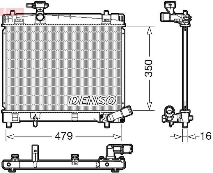 Radiator, engine cooling -