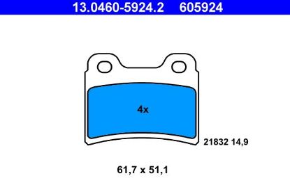 Brake Pad Set, disc brake -