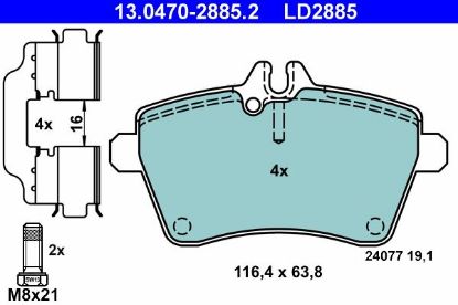 Brake Pad Set, disc brake -