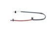 Warning Contact, brake pad wear -