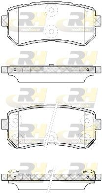 Brake Pad Set, disc brake Kia 583021YA30 Brake Pad Set, disc brake Kia 583021YA30