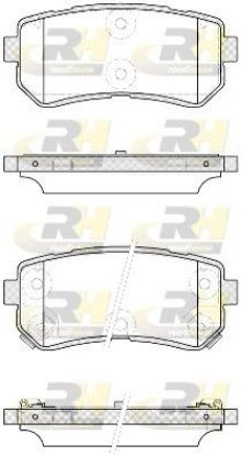 Brake Pad Set, disc brake Kia 583021YA30