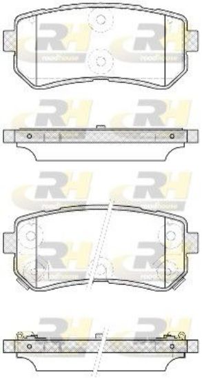 Brake Pad Set, disc brake Kia 583021YA30