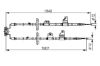 Cable Pull, parking brake -