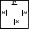 Relay, main current -