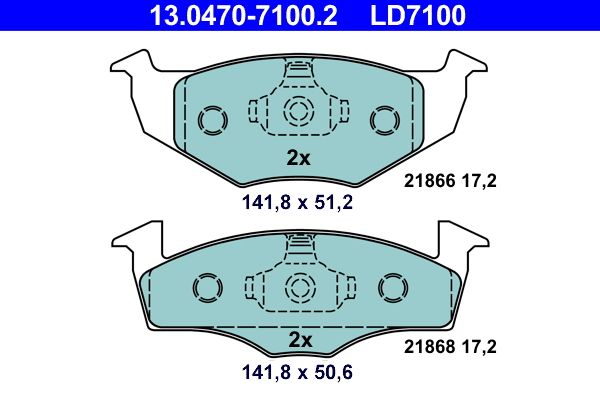 Brake Pad Set, disc brake -