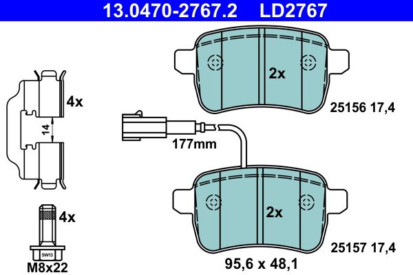 Brake Pad Set, disc brake -