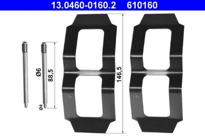 Accessory Kit, disc brake pad -