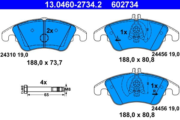 Brake Pad Set, disc brake -