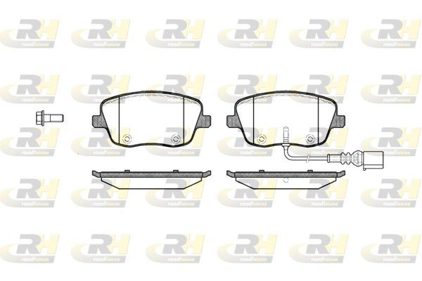Brake Pad Set, disc brake VAG - 6Q0 698 151C