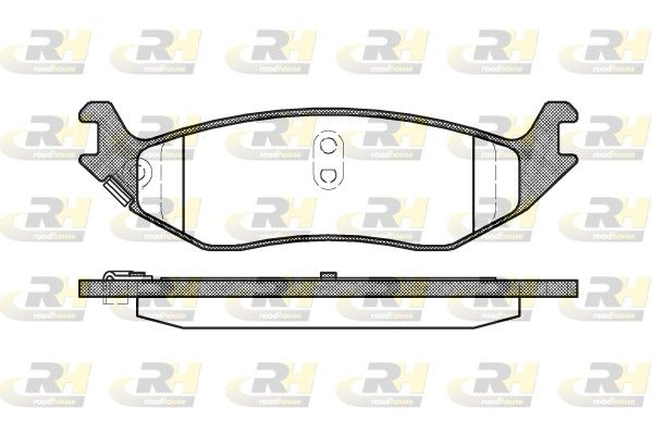 Brake Pad Set, disc brake DODGE RAM 02- tagum.