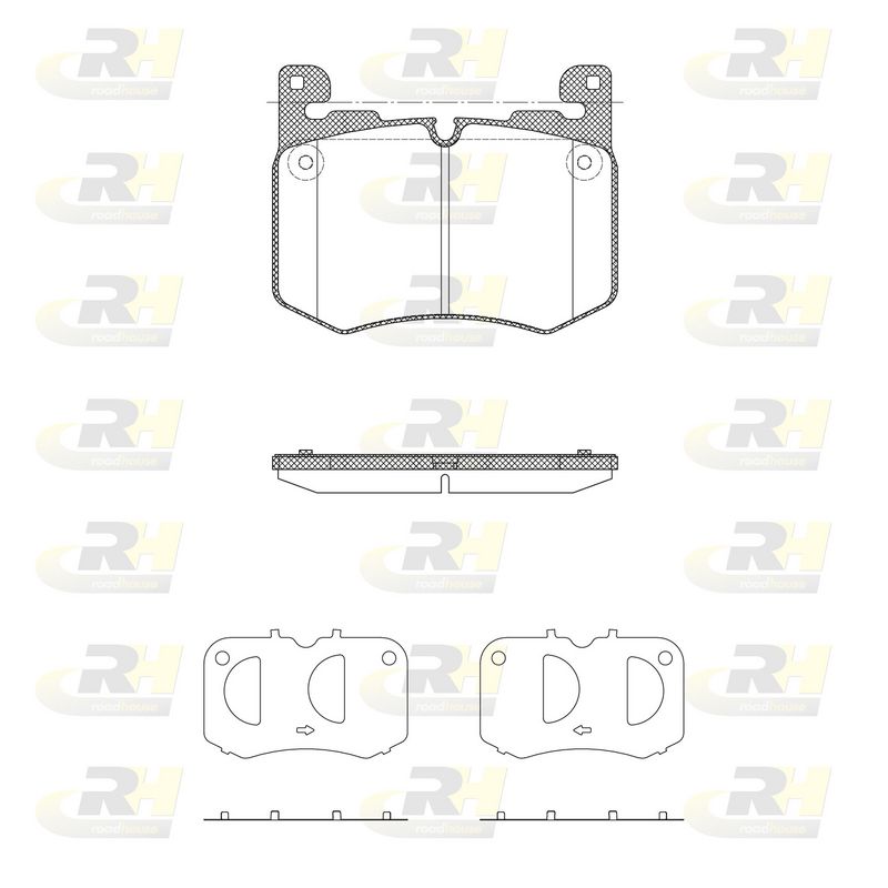 Brake Pad Set, disc brake Jaguar F-PACE (05/19-)