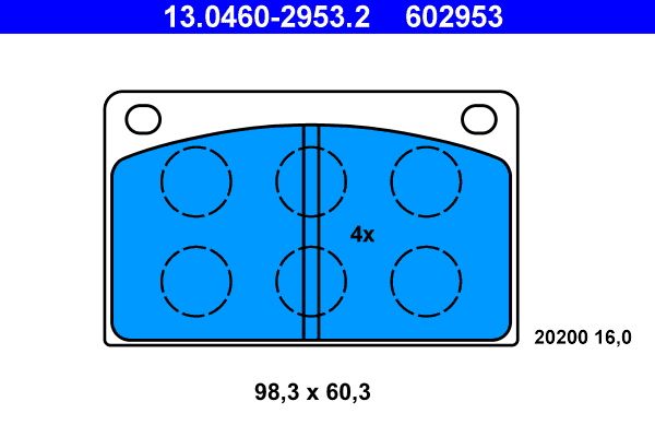 Brake Pad Set, disc brake -