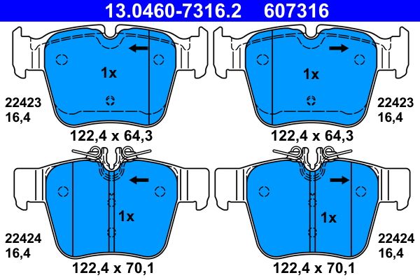 Brake Pad Set, disc brake -