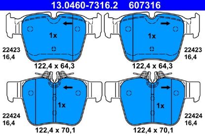 Brake Pad Set, disc brake -