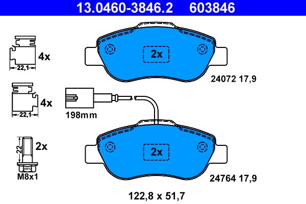 Brake Pad Set, disc brake -