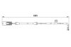 Warning Contact, brake pad wear BMW - 34 35 1 163 065