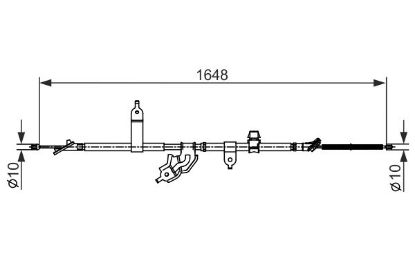 Cable Pull, parking brake -