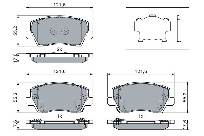 Brake Pad Set, disc brake -