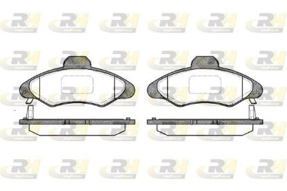 Brake Pad Set, disc brake Ford ESCORT 97-98 esim.