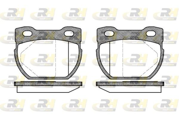 Brake Pad Set, disc brake LAND ROVER - SFP000160