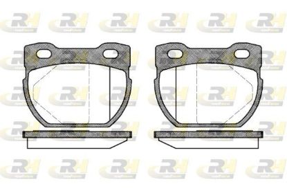 Brake Pad Set, disc brake LAND ROVER - SFP000160