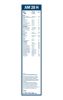Wiper Blade Multiclip tagumine AM28H 280mm
