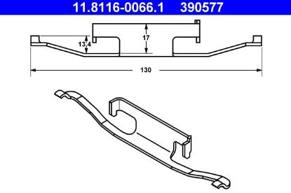 Spring, brake caliper -