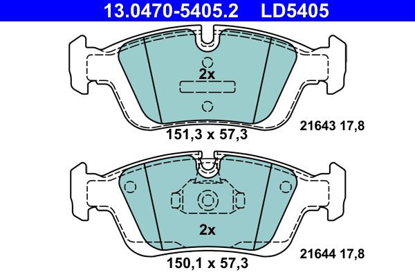 Brake Pad Set, disc brake -