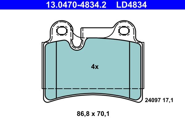 Brake Pad Set, disc brake -