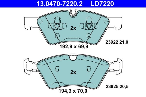Brake Pad Set, disc brake -