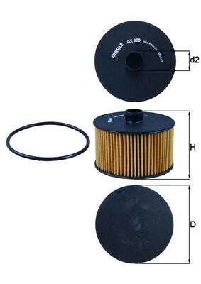 Oil Filter MERCEDES-BENZ - 281 180 02 10
