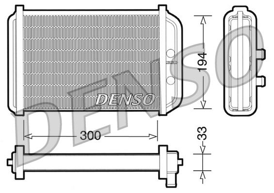 Heat Exchanger, interior heating FIAT Ducato II Ducato Resty