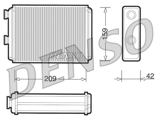 Heat Exchanger, interior heating FIAT Punto / Idea / DoblE L