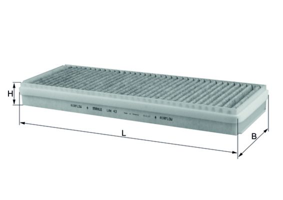 Filter, cabin air CFA8849 - MB Actros