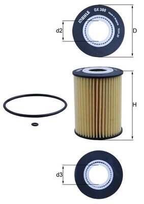 Oil Filter MERCEDES-BENZ - 642 184 00 25