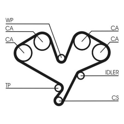 Timing Belt Mitsubishi