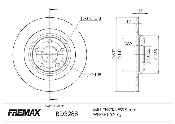 Brake Disc VOLVO