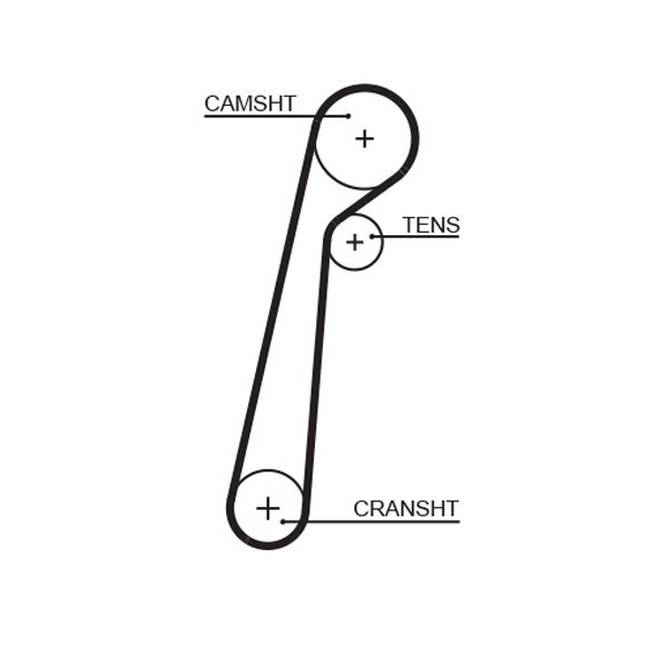 Timing Belt Mazda W901-12-205